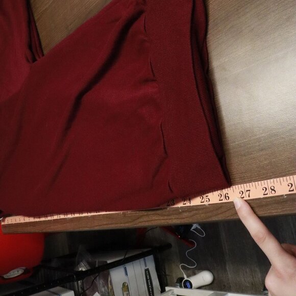 Basic Editions Cat Graphic Sweatshirt Womens L Burgundy Vintage 90s Grannycore - Picture 10 of 13